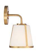 Fulton 1-Light Wall Mount in Antique Gold