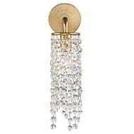 Gabrielle 1-Light Wall Mount in Antique Gold