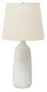 Scatchard 1-Light Table Lamp in White Matte