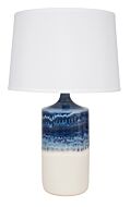 House of Troy Scatchard Table Lamp in Decorated White Matte