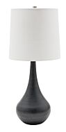 House of Troy Scatchard 23 Inch Table Lamp in Black Matte
