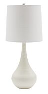 House of Troy Scatchard 23 Inch Table Lamp in White Matte