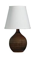 Scatchard 1-Light Table Lamp in Tigers Eye