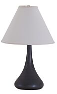 Scatchard 1-Light Table Lamp in Black Matte