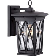 Quoizel Grover 7 Inch Outdoor Hanging Light in Mystic Black