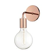 Mitzi Ava 12 Inch Wall Sconce in Polished Copper