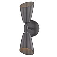 Mitzi Kai 2 Light 15 Inch Wall Sconce in Old Bronze
