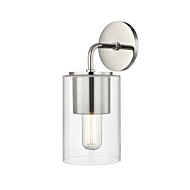 Mitzi Lula 12 Inch Wall Sconce in Polished Nickel