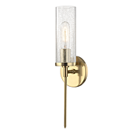 Mitzi Olivia 18 Inch Wall Sconce in Aged Brass