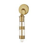 Mitzi Violet Wall Sconce in Aged Brass