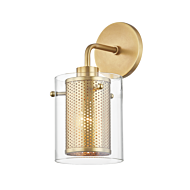Mitzi Elanor Wall Sconce in Aged Brass