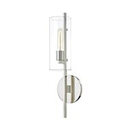 Mitzi Ariel 20 Inch Wall Sconce in Polished Nickel