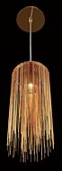 Fountain Ave 1-Light Pendant in Gold