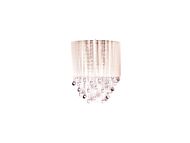 Beverly Dr 2-Light Wall Sconce in White Silk String