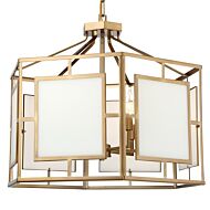 Libby Langdon for Crystorama Hillcrest 21 Inch Chandelier in Vibrant Gold