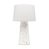 Mitzi Naomi 27 Inch Table Lamp in White and Gold Leaf