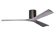 Irene 6-Speed DC 60" Ceiling Fan in Brushed Bronze with Barnwood Tone blades
