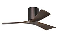 Irene 6-Speed DC 42" Ceiling Fan in Brushed Bronze with Walnut blades
