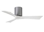 Irene 6-Speed DC 42" Ceiling Fan in Brushed Nickel with Matte White blades
