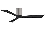 Irene 6-Speed DC 52" Ceiling Fan in Brushed Pewter with Matte Black blades