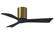 Irene 6-Speed DC 42" Ceiling Fan in Brushed Brass with Matte Black blades