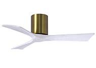 Irene 6-Speed DC 42" Ceiling Fan in Brushed Brass with Matte White blades