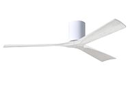 Irene 6-Speed DC 60" Ceiling Fan in White with Matte White blades