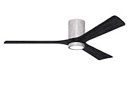 Irene 6-Speed DC 60" Ceiling Fan w/ Integrated Light Kit in Barn Wood Tone with Matte Black blades