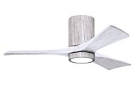 Irene 6-Speed DC 42" Ceiling Fan w/ Integrated Light Kit in Barn Wood Tone with Matte White blades