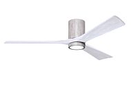 Irene 6-Speed DC 60" Ceiling Fan w/ Integrated Light Kit in Barn Wood Tone with Matte White blades
