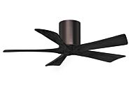 Irene 6-Speed DC 42" Ceiling Fan in Brushed Bronze with Matte Black blades