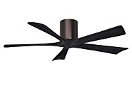 Irene 6-Speed DC 52" Ceiling Fan in Brushed Bronze with Matte Black blades