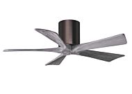 Irene 6-Speed DC 42" Ceiling Fan in Brushed Bronze with Barnwood Tone blades