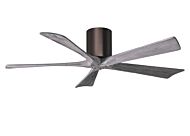 Irene 6-Speed DC 52" Ceiling Fan in Brushed Bronze with Barnwood Tone blades