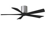 Irene 6-Speed DC 52" Ceiling Fan in Brushed Nickel with Matte Black blades