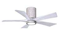 Irene 6-Speed DC 42" Ceiling Fan w/ Integrated Light Kit in Barnwood Tone with Matte White blades
