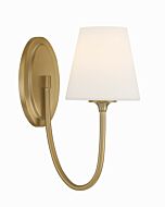 Juno 1-Light Wall Mount in Vibrant Gold