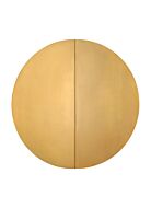 Dottie 1-Light LED Wall Sconce in Burnished Brass