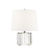 Hudson Valley Hague 14 Inch Table Lamp in Polished Nickel