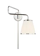 Esther 1-Light Wall Sconce in Polished Nickel