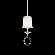 Schonbek Emilea Pendant in White with Clear Optic Crystals