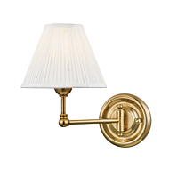 Hudson Valley Classic No.1 by Mark D. Sikes Wall Sconce in Aged Brass