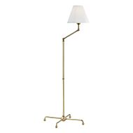 Hudson Valley Classic No.1 by Mark D. Sikes 59.5 Inch Adjustable Floor Lamp in Aged Brass