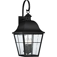 Quoizel Millhouse 27.25 Inch 4 Light Outdoor Wall Lantern in Mystic Black