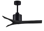 Mollywood 6-Speed DC 42 Ceiling Fan in Matte Black with Matte Black blades
