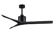 Mollywood 6-Speed DC 60 Ceiling Fan in Matte Black with Matte Black blades