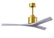 Mollywood 6-Speed DC 52 Ceiling Fan in Brushed Brass with Barnwood Tone blades