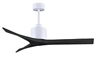 Mollywood 6-Speed DC 52 Ceiling Fan in Matte White with Matte Black blades