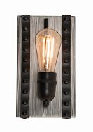Noah 1-Light Wall Sconce in Distressed Grey