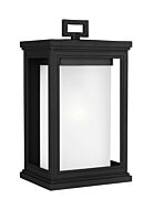 Feiss Roscoe 13.5 Inch Outdoor Wall Lantern in Textured Black